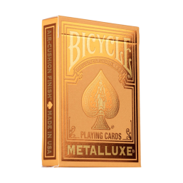 Playing Cards  Bicycle - Metalluxe Orange